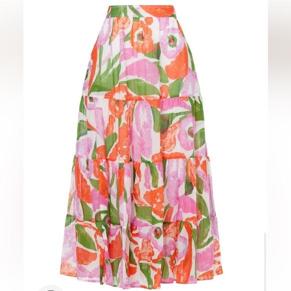 Banjanan Agatha Floral Cotton Skirt - Picture 6 of 8